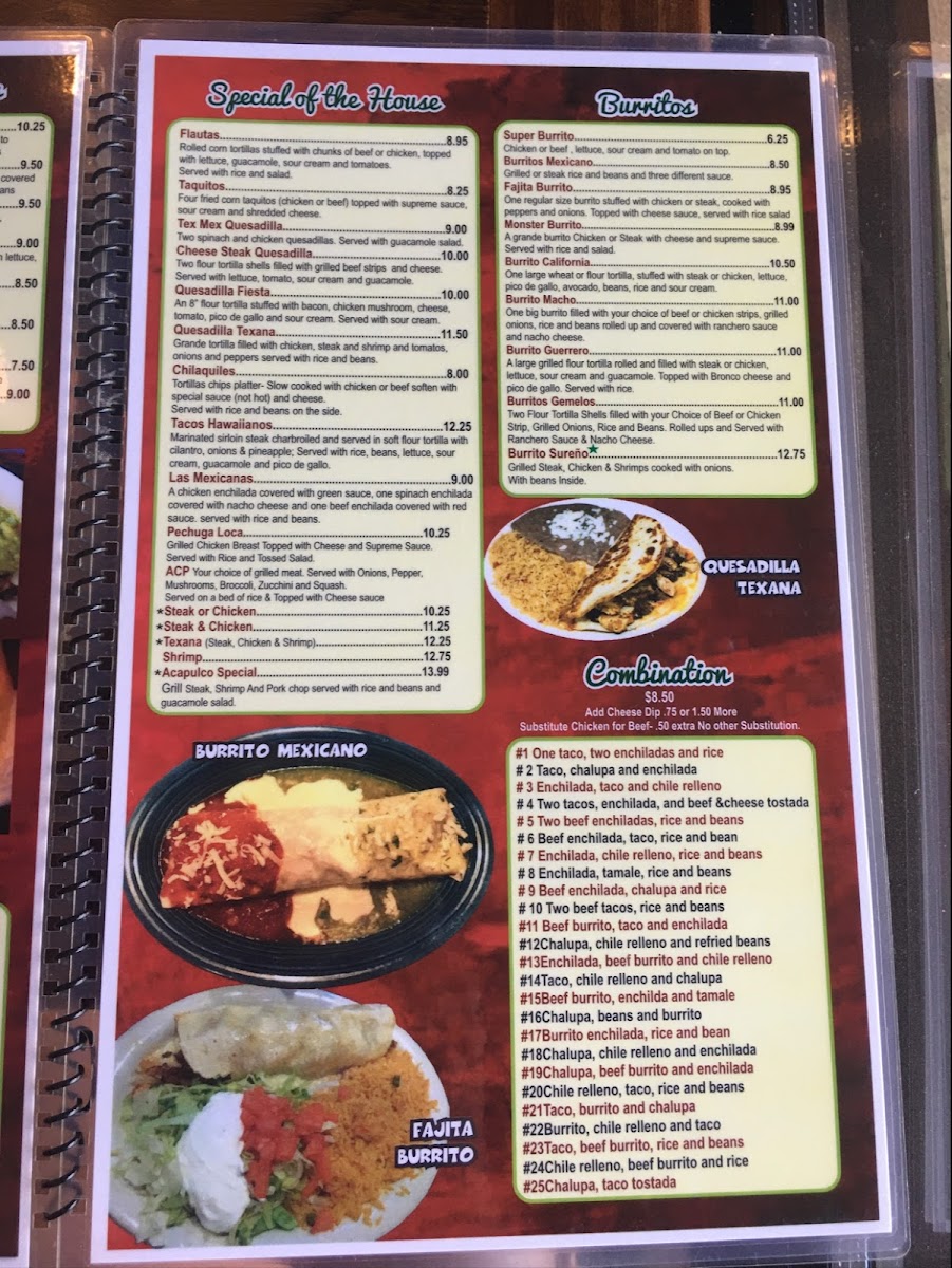 El Sureno Mexican Restaurant Menu - Image 4